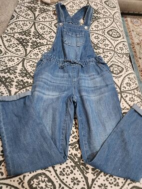 Place Reflect Blue Denim Overalls Girls 6 100 % Cotton